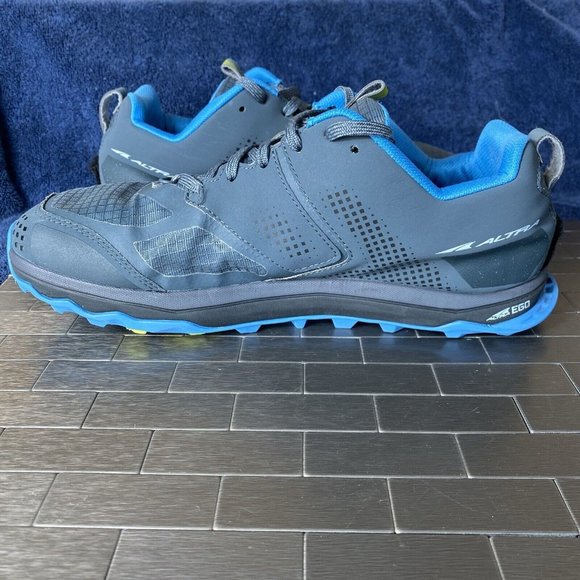 Altra Lone Peak 5 Trail AL0A4VQE431 Running Blue Gray Shoes Trail Mens Size 10 - Picture 4 of 12